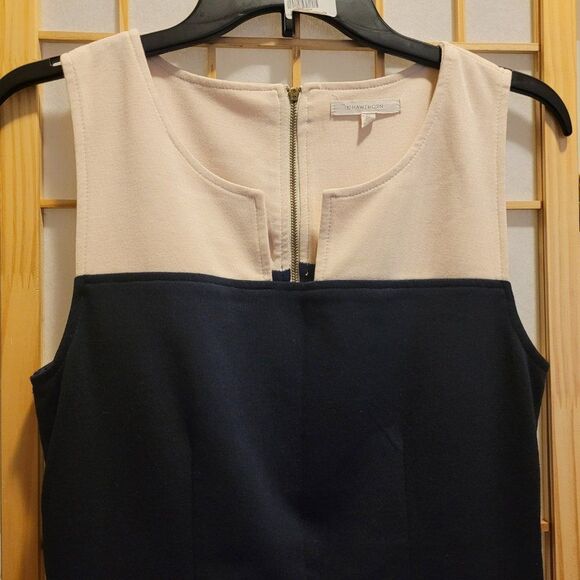 41 Hawthorn Womens Sleeveless Lined Color Block Dress Sz S - Picture 4 of 10